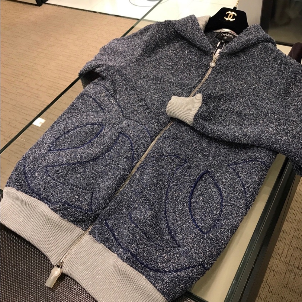 Chanel Metallic Tweed Jacket